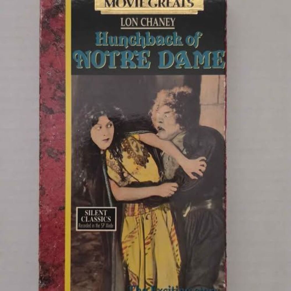Hunchback of Notre Dame Lon Chaney VHS